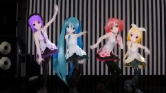 初音未来,重音teto,镜音双子 - ポーカーフェイス