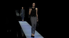 音乐短片 - Giorgio Armani 2015秋冬 俐落裤裝闪烁宝石色彩