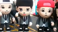 EXO - Call Me Baby 明洞公仔宣传