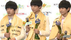 TFBOYS - 东方风云榜后台采访