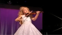 Remarkable 7-Year-Old Child Violinist Brianna Kahane Performs The Prayer On 14 Size Violin
