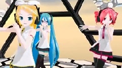 初音未来,重音teto,镜音双子 - PSPS