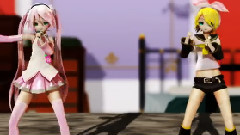 初音未来,镜音双子 - カラフルxメロディ