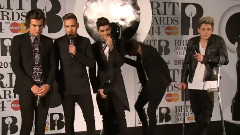 One Direction - Brits 2014 Winners Room One Direction's Drunk Rap After Their Big Win