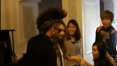 李夏怡,太阳(Bigbang),大声(BigBang),G-Dragon(BigBang) - GD首尔演唱会后台花絮