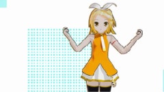 镜音双子 - 改変リンさんで,てるてる(Lat式) MMD版