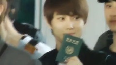 EXO-K,SUHO(EXO) - 仁川机场出入境