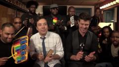 Robin Thicke,Jimmy Fallon,The Roots - Blurred Lines