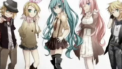 初音未来,镜音双子,巡音流歌,VOCALOID家族 - Spiral Game