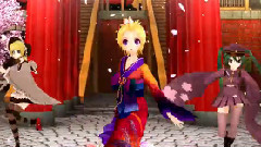 初音未来,镜音双子,巡音流歌,VOCALOID家族 - 千本桜