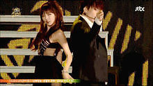 张贤胜&金泫雅《Trouble Maker》2013金唱片现场版