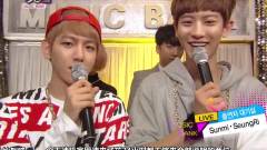 EXO,EXO-K - KBS音乐银行 灿烈 & 白贤MC Cut