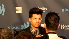 Adam Lambert - GLAAD颁奖典礼 红毯 Cut