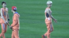 EXO - 400m接力赛前准备