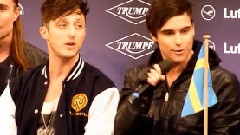 Eric Saade - Popular Live From First Press Conference