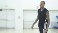 Chris Brown - CB Gives Back LAPD Basketball Game