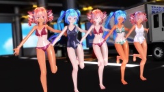 初音未来,重音teto,VOCALOID家族 - 美脚战队スレンダー
