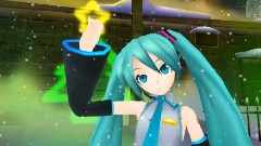 初音未来 - 金の聖夜霜雪