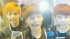 防弹少年团,Ladies' Code - M COUNTDOWN BACKSTAGE HANGOUT CAM