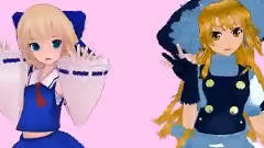 东方project - にがもん式霊梦をアリスカラーにしてみた