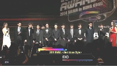 EXO - EXO获奖 - 2014MAMA红毯&采访 现场版 14/12/03