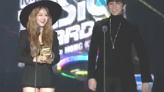 昭宥(Sistar) - 昭宥&郑基高获奖 - 2014MAMA 现场版 14/12/03