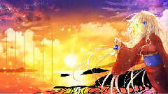 VOCALOID家族,IA,动漫专属 - 夕阳的山丘上绽放的花朵