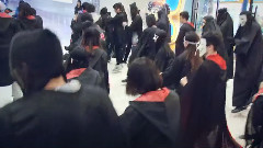 舞蹈视频 - 2014万圣节石家庄乐汇城百人快闪巡游