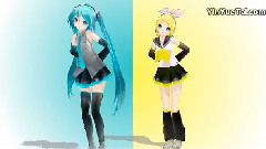 初音未来,镜音双子 - ハッピーシンセサイザ