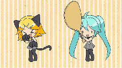 镜音双子,初音未来 - ねこしゃくしー!