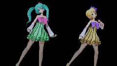 初音未来,镜音双子 - カラフルxメロディ