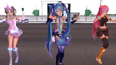 初音未来,巡音流歌,gumi - Girls
