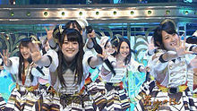 SKE48,Smap - パレオはエメラルド&美しい稲妻 20130629 音楽の日 现场版