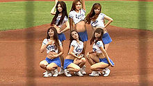 CPBL 狮 VS 猿 LmiGrls 赛前热舞秀