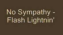 Flash Lightnin - Flash Lightnin' - No Sympathy 电视剧 《清道夫》 插曲 图片版