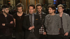 One Direction - SNL Promo Paul Rudd And One Direction