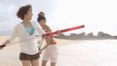 Berryz工房 - 滩戏水片段 夏威夷海