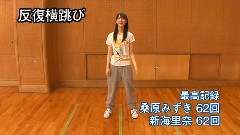 SKE48,松井玲奈 - 松井玲奈の体力测试