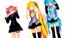 亚北音留,重音teto,初音未来 - ぷに