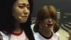 AOA Black,AOA,申智珉(AOA) - 音乐中心 一位受赏后台落泪Cut