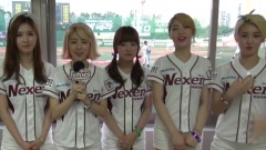 F-ve Dolls - Nexen Heroes VsLG 职业棒球开球