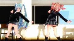 初音未来,VOCALOID家族,重音teto,动漫专属 - Our Steady Boy <亲吻姐姐>