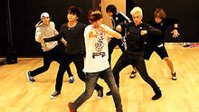 U-KISS,SHINee - U-KISS - Stop Girl 排练房舞蹈版