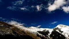 台湾合欢山云海星空雪景