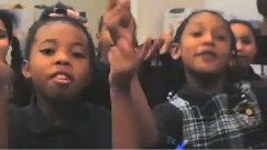 音乐短片,模仿翻唱 - Harlem 4th Graders Singing