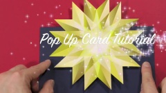 Last Minute Christmas Pop Up Card Tutorial