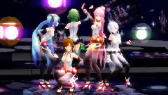 初音未来,巡音流歌,gumi,VOCALOID家族 - メグメグ☆ファイアーエンドレスナイト