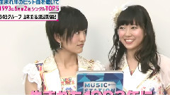 NMB48 - Music Station 生まれ年のヒット曲を聴いて(山本彩&渡边美优纪)コメント
