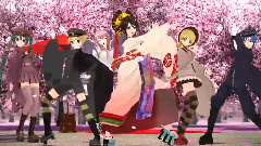初音未来,镜音双子,巡音流歌,VOCALOID家族 - 千本桜