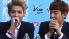 EXO - LA KCON 记者见面会 合作RAP